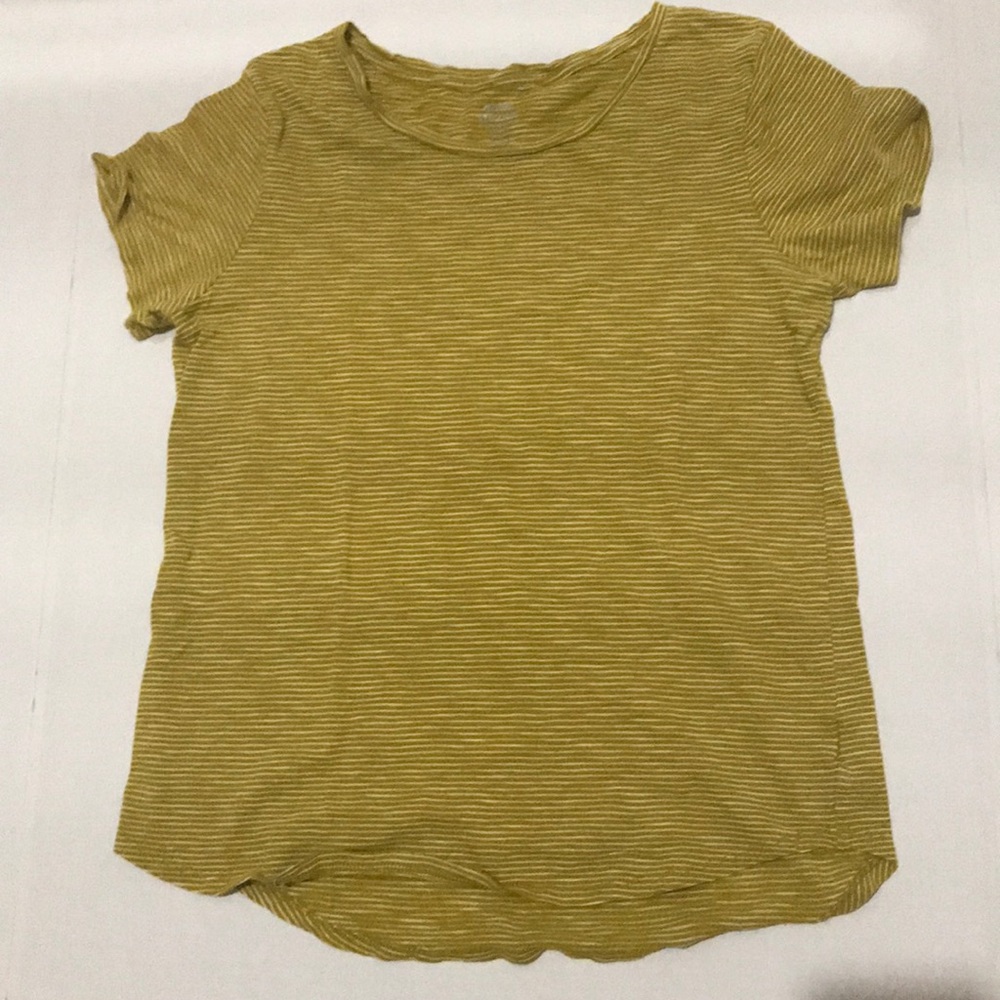 Yellow striped shirt